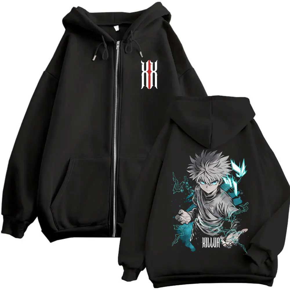 Anime Merch Hoodie - Худи на молнии с принтом аниме