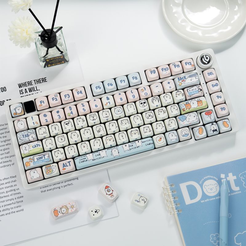 Keycap Artisan Anime - Милые девчачьи PBT кейкапы MOA Joke