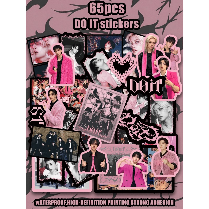 Sticker Sheet Set - Набор наклеек StrayKid, SK, DOIT (64/65/69