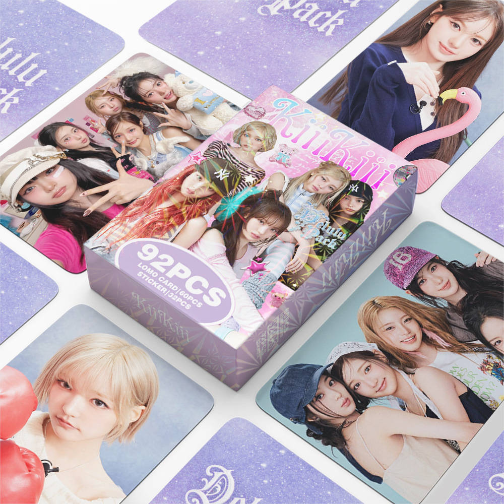Sticker Sheet Set - Набор фотокарточек и стикеров KiiiKiii Delulu