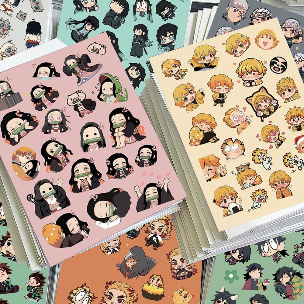 Sticker Sheet Set - Набор из 24 водонепроницаемых наклеек-стикеров «Демон
