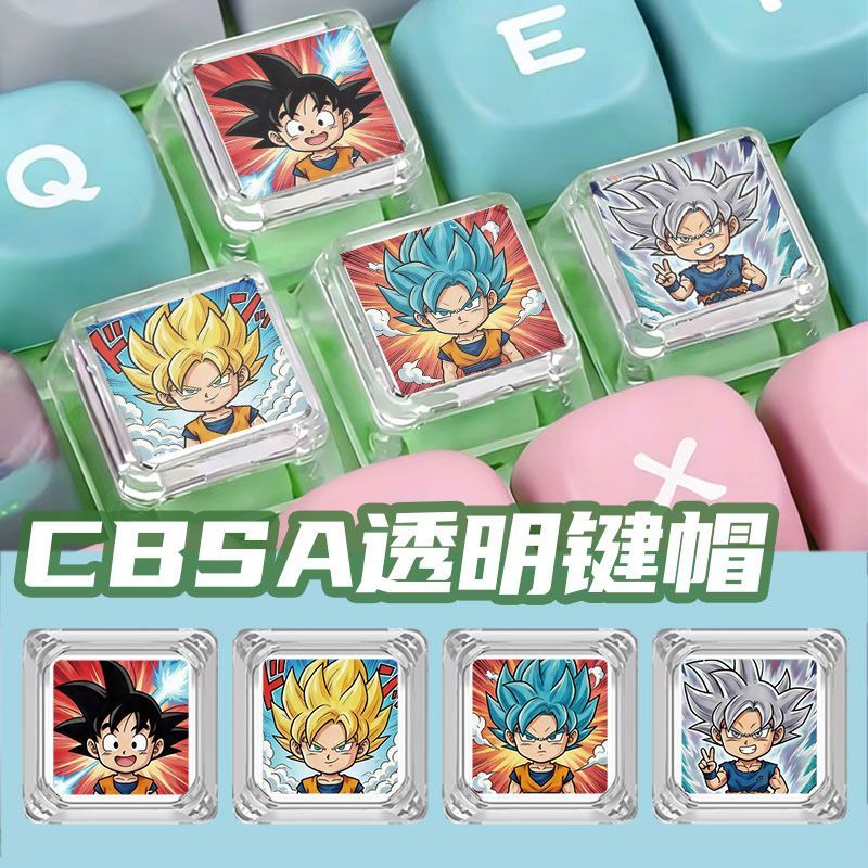 Keycap Artisan Anime - Клавиши для механической клавиатуры Dragon Ball
