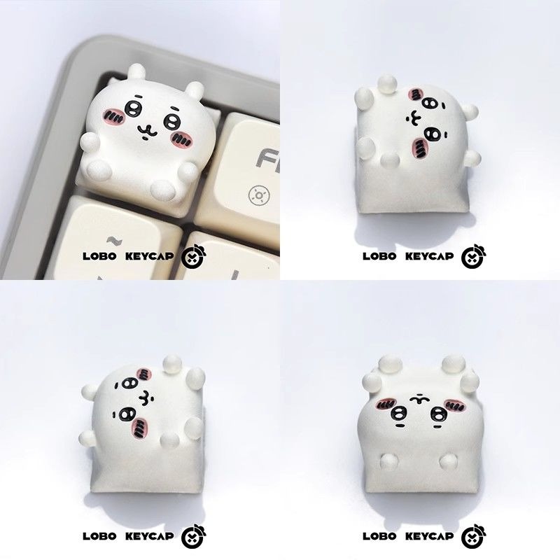 Keycap Artisan Anime - Милые аниме-кейкапы Chiikawaed для механической клавиатуры,