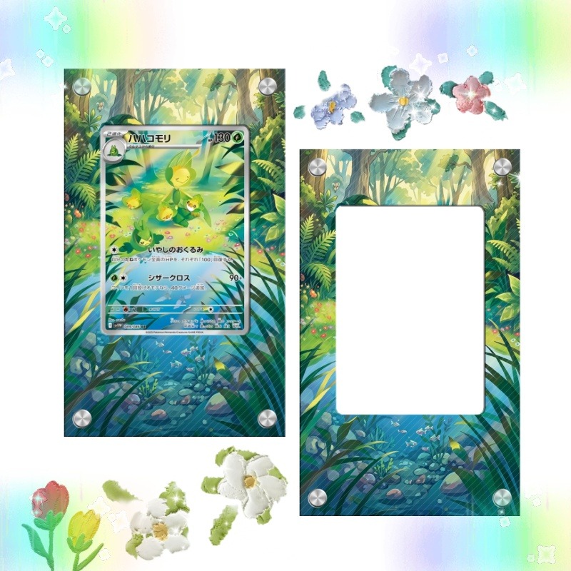 Anime Merchandise For Girls - Акриловый защитный футляр для карт Pokemon