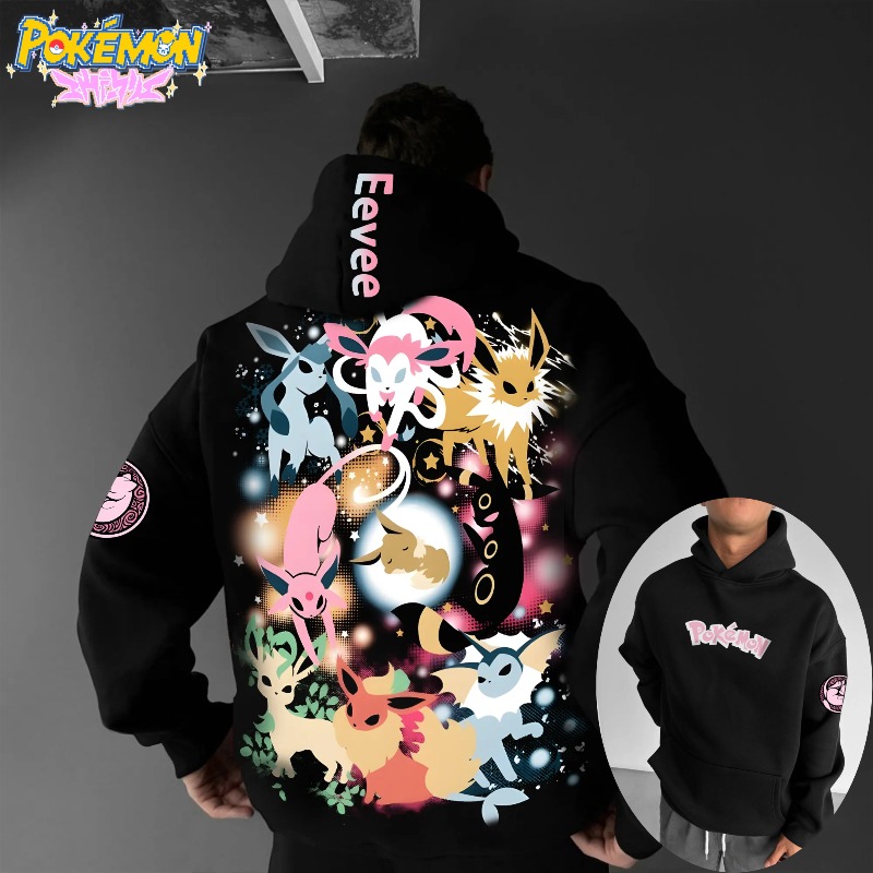 Anime Merch Hoodie - 2025 Pok É Mon Классический персонаж
