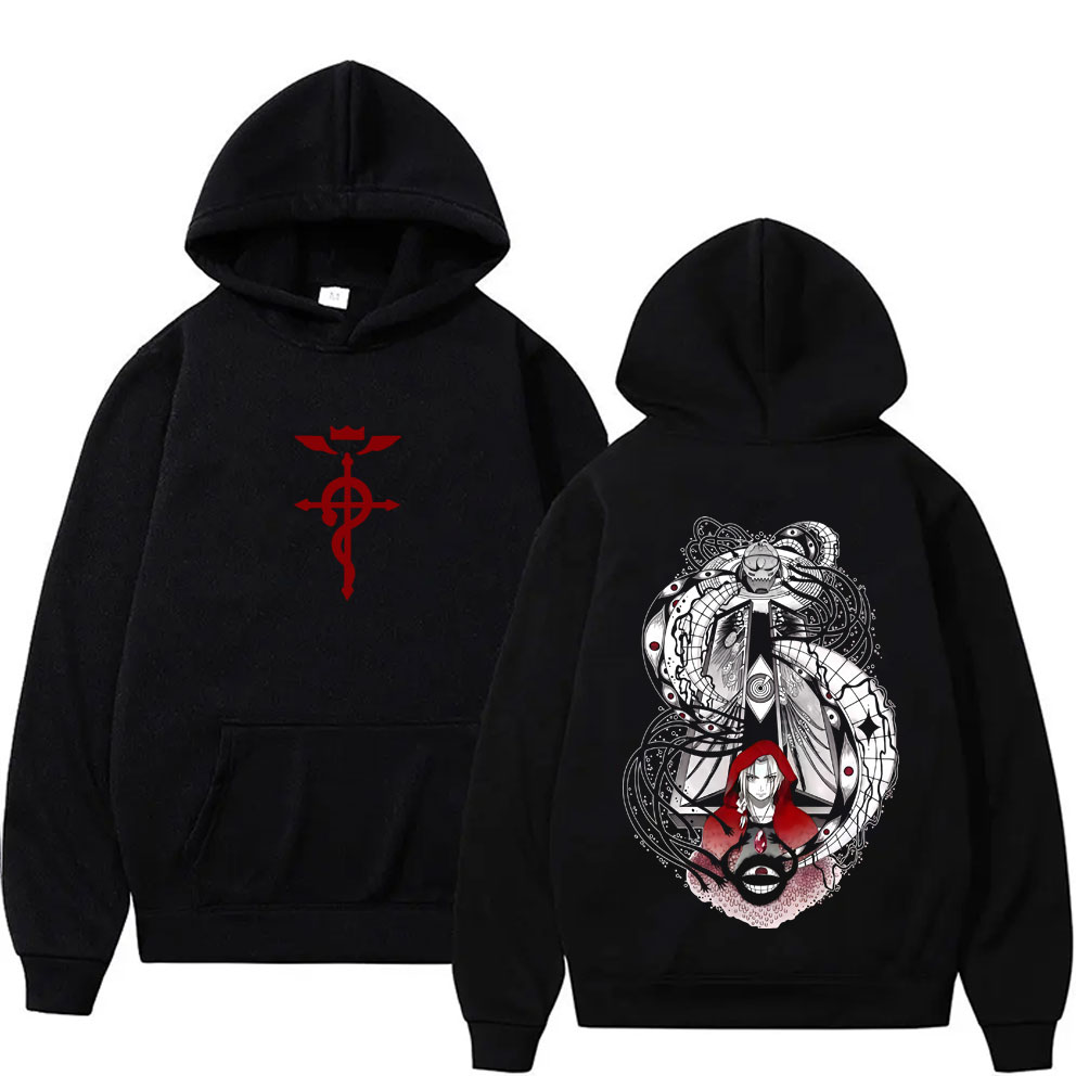 Anime Merch Hoodie - Популярная толстовка оверсайз с принтом по