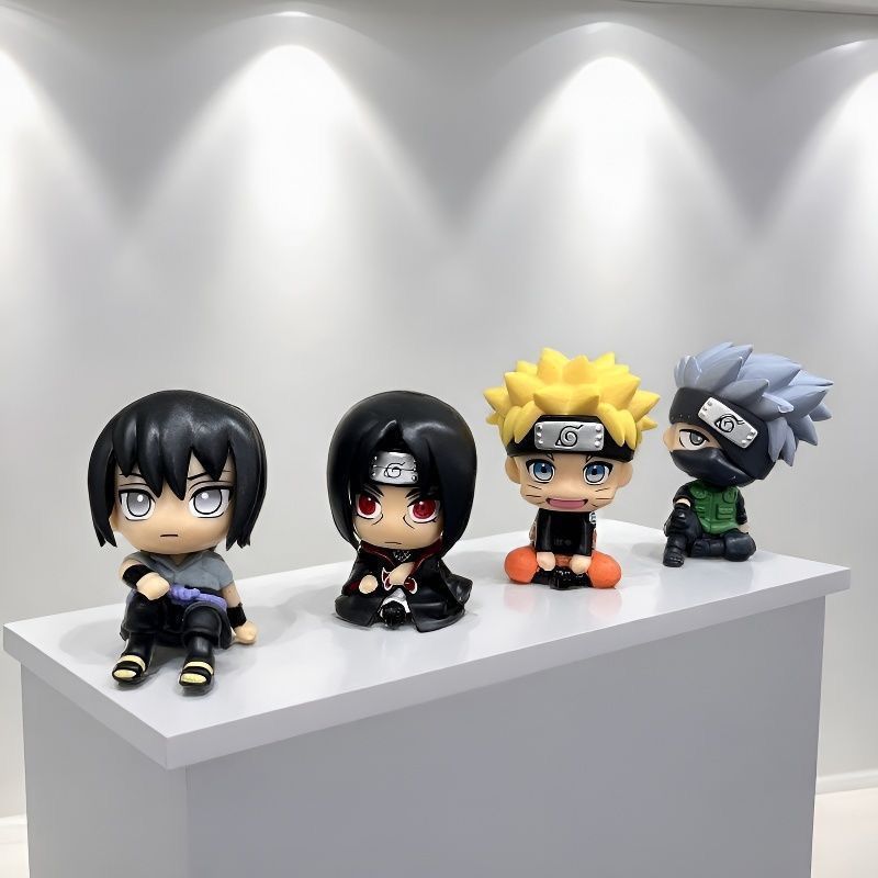 Anime Merchandise In Japan - Милая фигурка Наруто, модель кавайной 2D-куби-куклы,