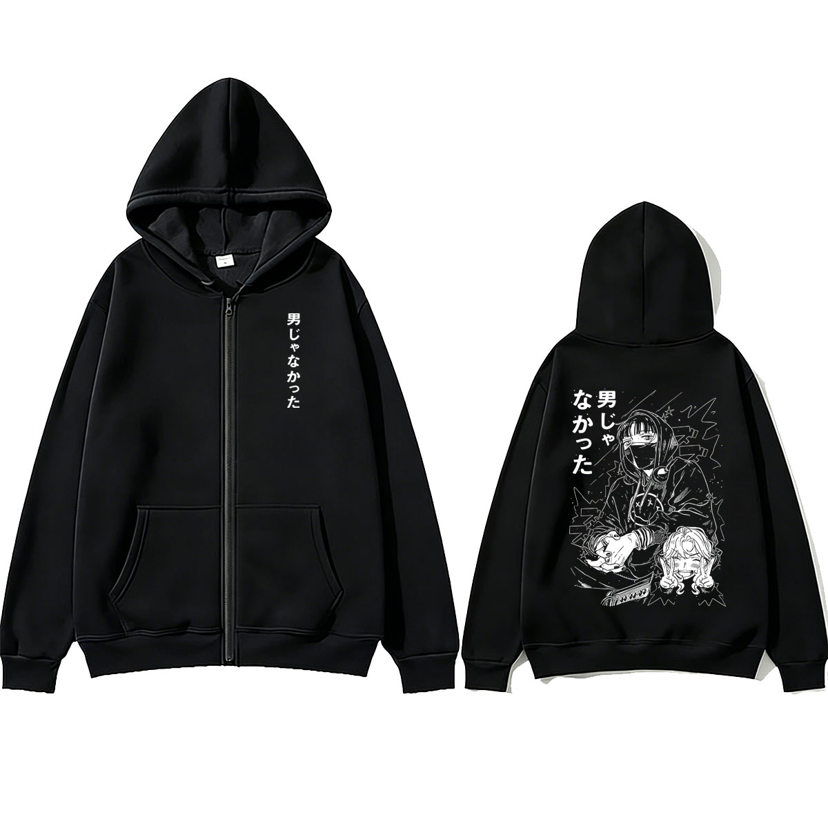 Аниме-худи на молнии с принтом – обзор и цена Anime Merch Hoodie