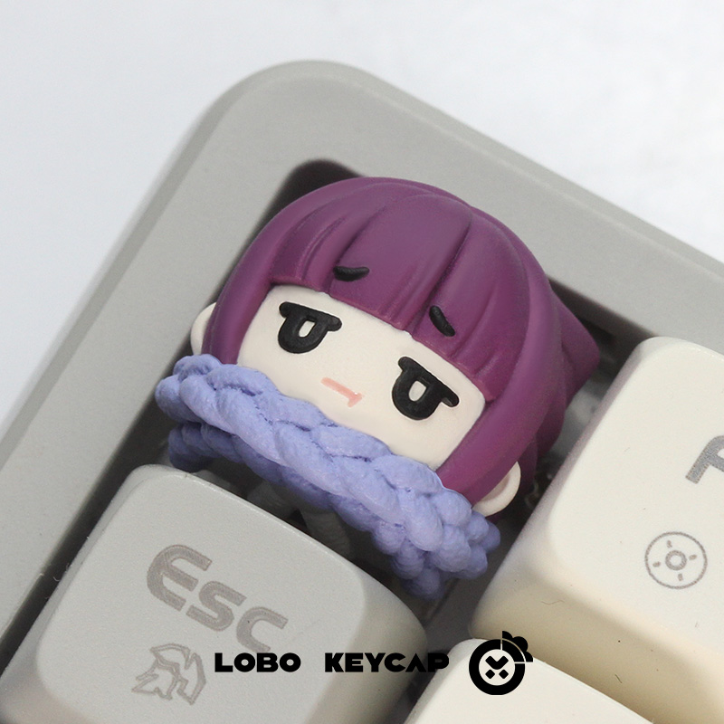 Q Version Frieren: Beyond Jour – обзор и цена Keycap Artisan Anime