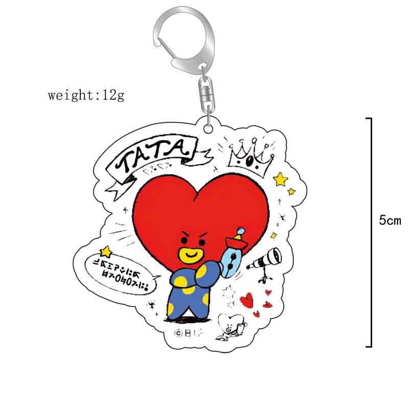 Акриловый брелок BT21 с аниме- – обзор и цена Anime Merchandise For Girls