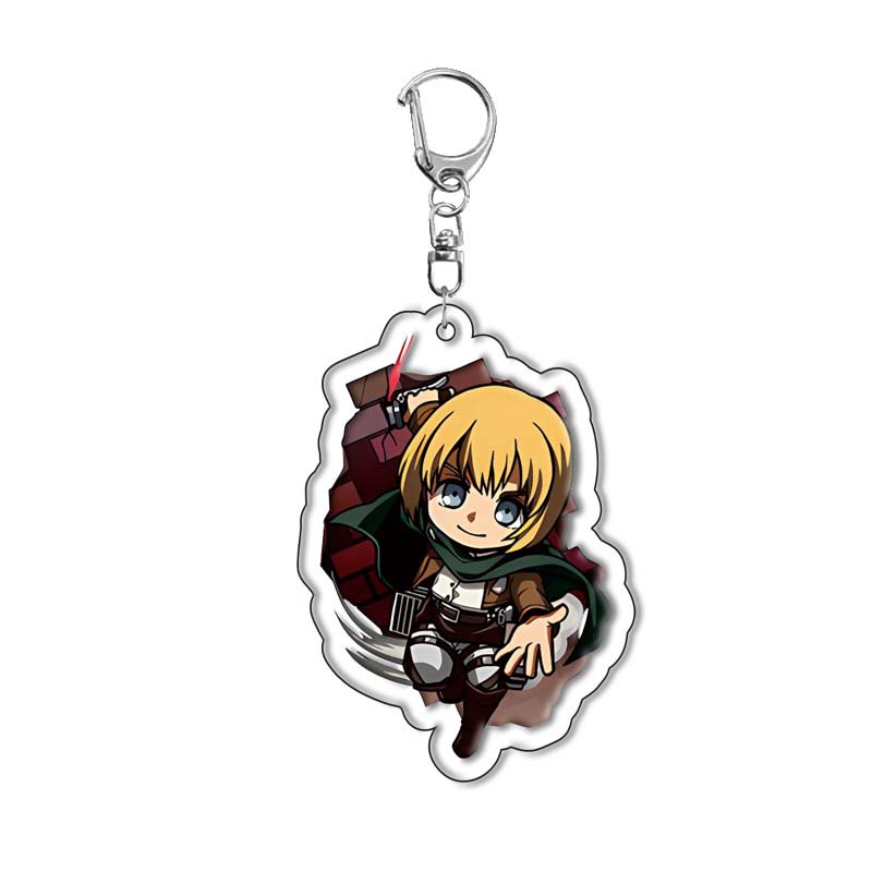 Брелок «Атака Титанов» акрилов – обзор и цена Anime Merchandise Keychain