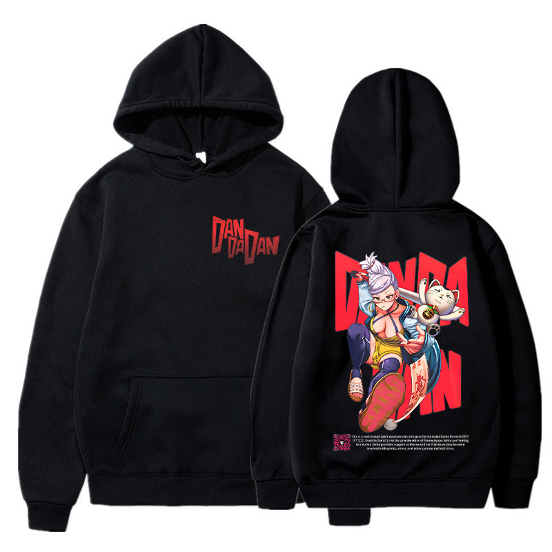 Худи с принтом Дандадан Аясэ М – обзор и цена Anime Merch Hoodie