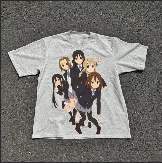 Футболка оверсайз из хлопка с  – обзор и цена Anime Girl Merchandise