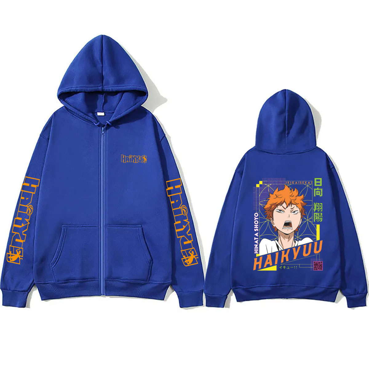 Аниме-толстовка Haikyuu с Хина – обзор и цена Anime Merch Hoodie