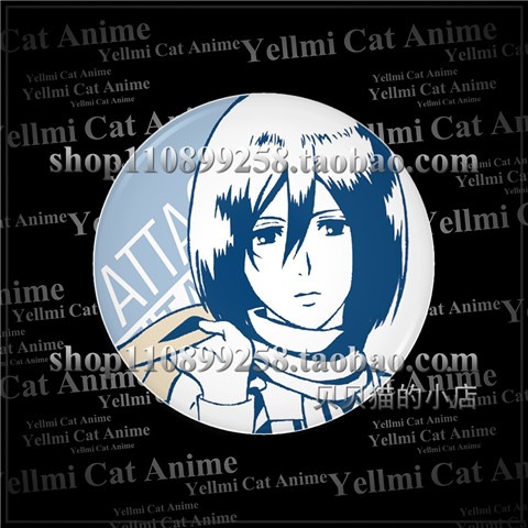 Брелок-значок «Атака Титанов»  – обзор и цена Anime Merchandise Keychain
