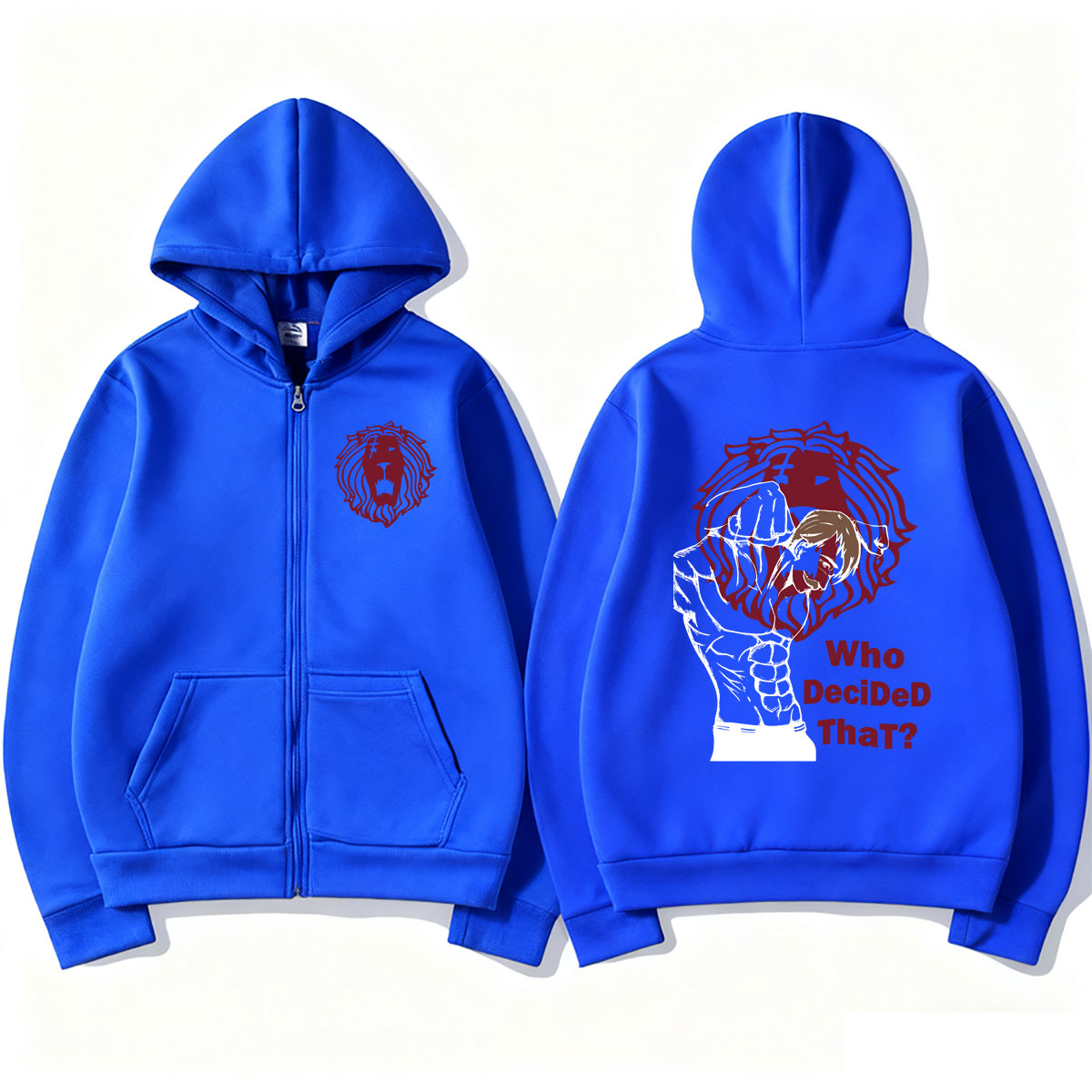Аниме-худи на молнии «Семь сме – обзор и цена Anime Merch Hoodie