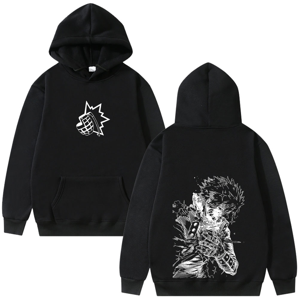 Худи с принтом аниме «Моя геро – обзор и цена Anime Merch Hoodie