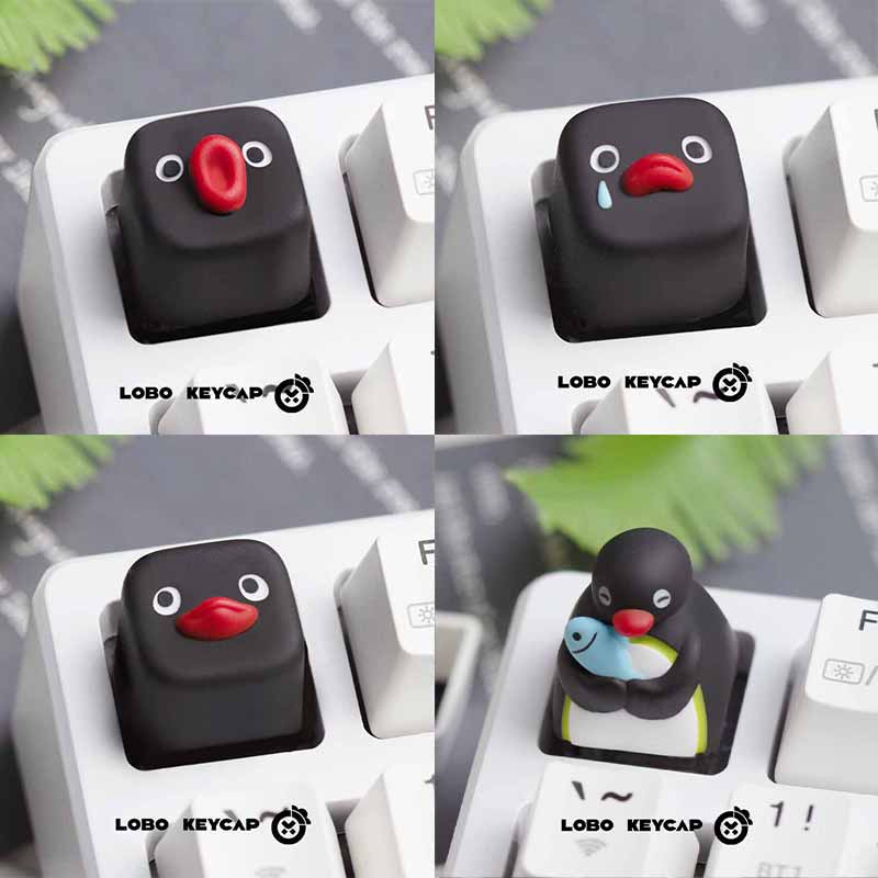 Милая аниме-серия Pingu, персо – обзор и цена Keycap Artisan Anime