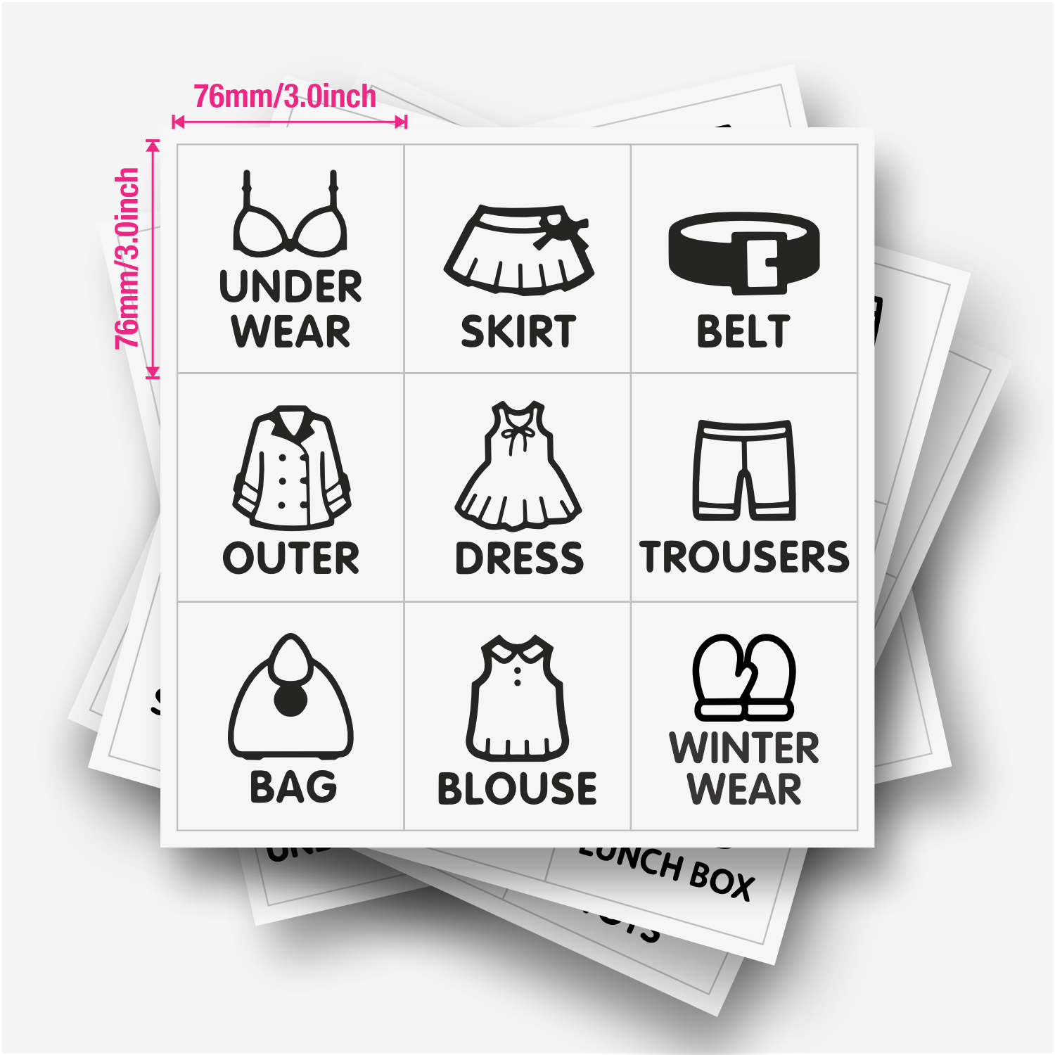 9 шт./лист, этикетки-органайзе – обзор и цена Sticker Sheet Set