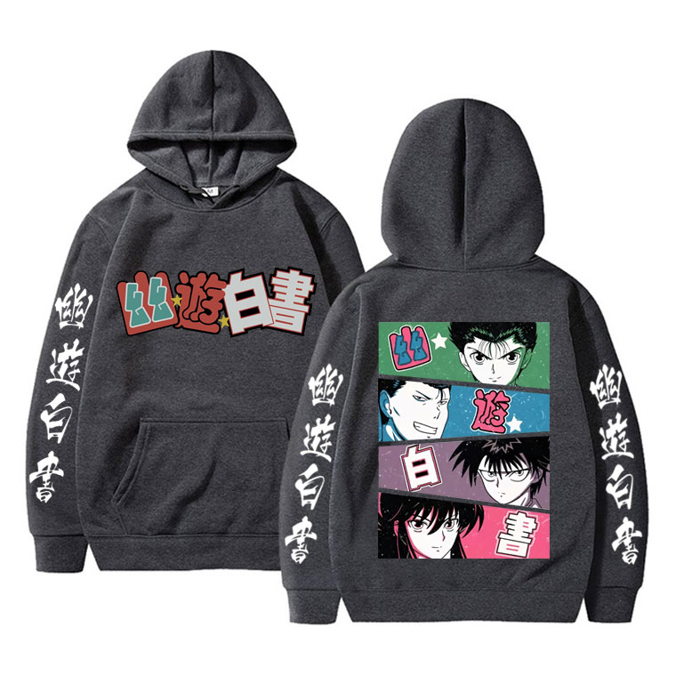 Худи в стиле аниме YuYu Hakush – обзор и цена Anime Merch Hoodie