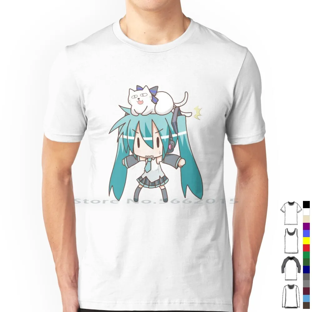 Футболка Miku из 100% хлопка,  – обзор и цена Anime Girl Merchandise