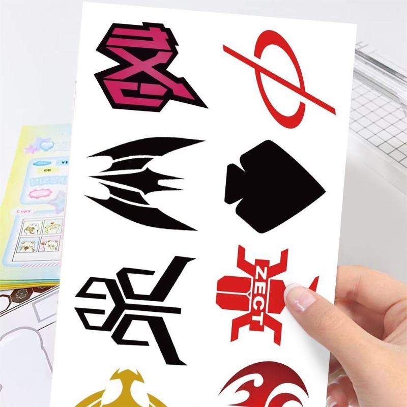 60 листов наклеек с логотипом  – обзор и цена Sticker Sheet Set